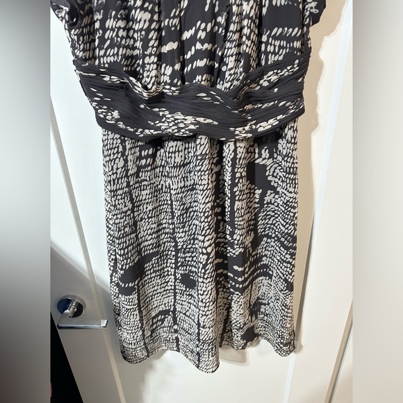 Vintage Esprit Collection brown patterned dress - Picture 2 of 14